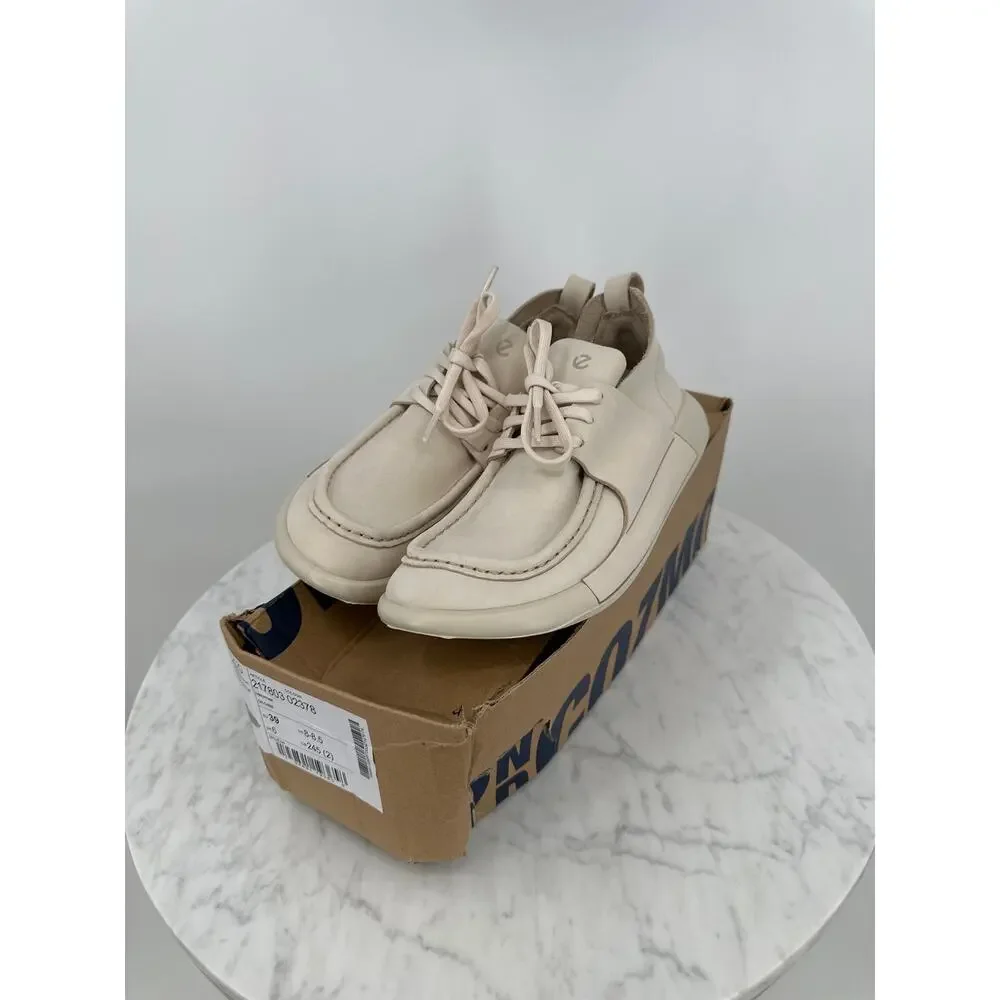 Ecco 2nd Cosmo Casual Shoe Sneaker Limestone Men’s 8 - 8.5 NEW - Picture 9 of 9